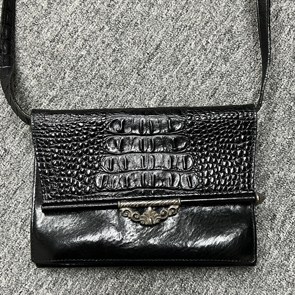 Brighton black cross body organizer
